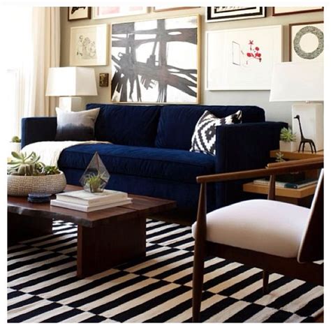 navy sofa living room ideas.